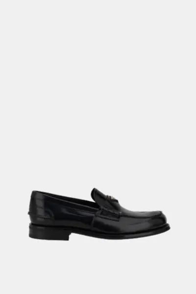 PRADA Logo loafers